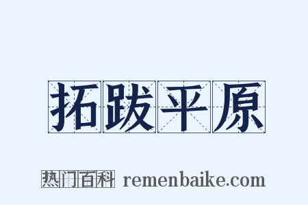 拓跋平原是什么意思的图片